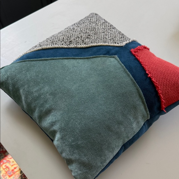 Colorful Geometric Throw Pillow - Picture 2 of 4